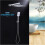 Overhead Rainfall Shower Set with 12 Inch Ultra Thin Head, 3 Function Handheld, Chrome Finish 4