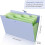Letter Paper Expanding File Folder with 5 Pockets 3
