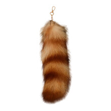 Portachiavi a forma di coda - Portachiavi realistico a forma di coda di animale per borse, zaini e altro - Regalo unico per ragazze e donne