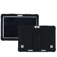 Étui en silicone pour tablettes 10,1 pouces, protection antichoc et contre les chutes avec support ajustable