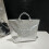 Τσάντα Tote PVC για γυναίκες – Δέρμα φιδιού & εκτύπωση γραμμάτων, διαφανές πλαστικό & 3