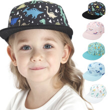 Barnebaseballcaps Sommercaps Solbeskyttelse Dinosaur Barnetruckerhatter Småbarnslue med justerbar stropp for gutter og jenter i alderen 1-8 år