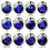 Μπρελόκ opvise Exquisite12Constellation Design Γυάλινη τσάντα μπρελόκ για δώρο Υδροχόος 4