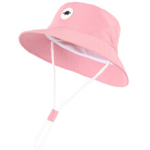 Babyhatt med bred brätte, solskyddande strandkeps för flickor, söta och justerbara solhattar för småbarn, lätta solhattar