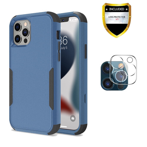 Θήκη iPhone13Pro Max με προστατευτικό φακού, ανθεκτική 3 σε 1