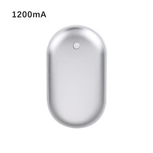Elektrische handwarmer van aluminiumlegering, 1200 mAh