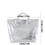 Τσάντα Tote PVC για γυναίκες – Δέρμα φιδιού & εκτύπωση γραμμάτων, διαφανές πλαστικό & 2