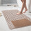 Non-Slip Bath Mat Plastic 40x70 cm Khaki 5