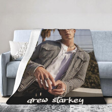 Cobertor de lã polar Drew Starkey, macio e quente, 80x60 polegadas.