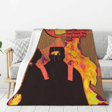 Plaid en flanelle microfibre 40 x 30 pouces
