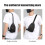 Σακίδιο πλάτης Crossbody για άνδρες με λεπτό στήθος, μικρή τσάντα ώμου για ταξίδια και 4