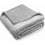 Fleece Throw Blanket Grey 50x60 Inches 1