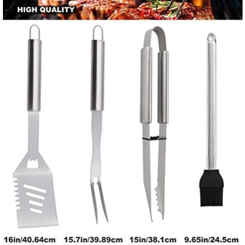 Kestävä BBQ-grillityökalusarja kotelolla, 20 kpl 1
