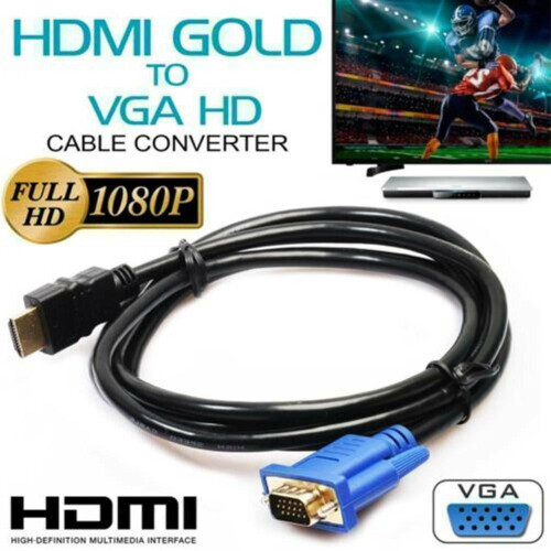 Καλώδιο μετατροπής HDMI σε VGA γενικής χρήσης από PVC σε αρσενικό HDMI σε VGA 1