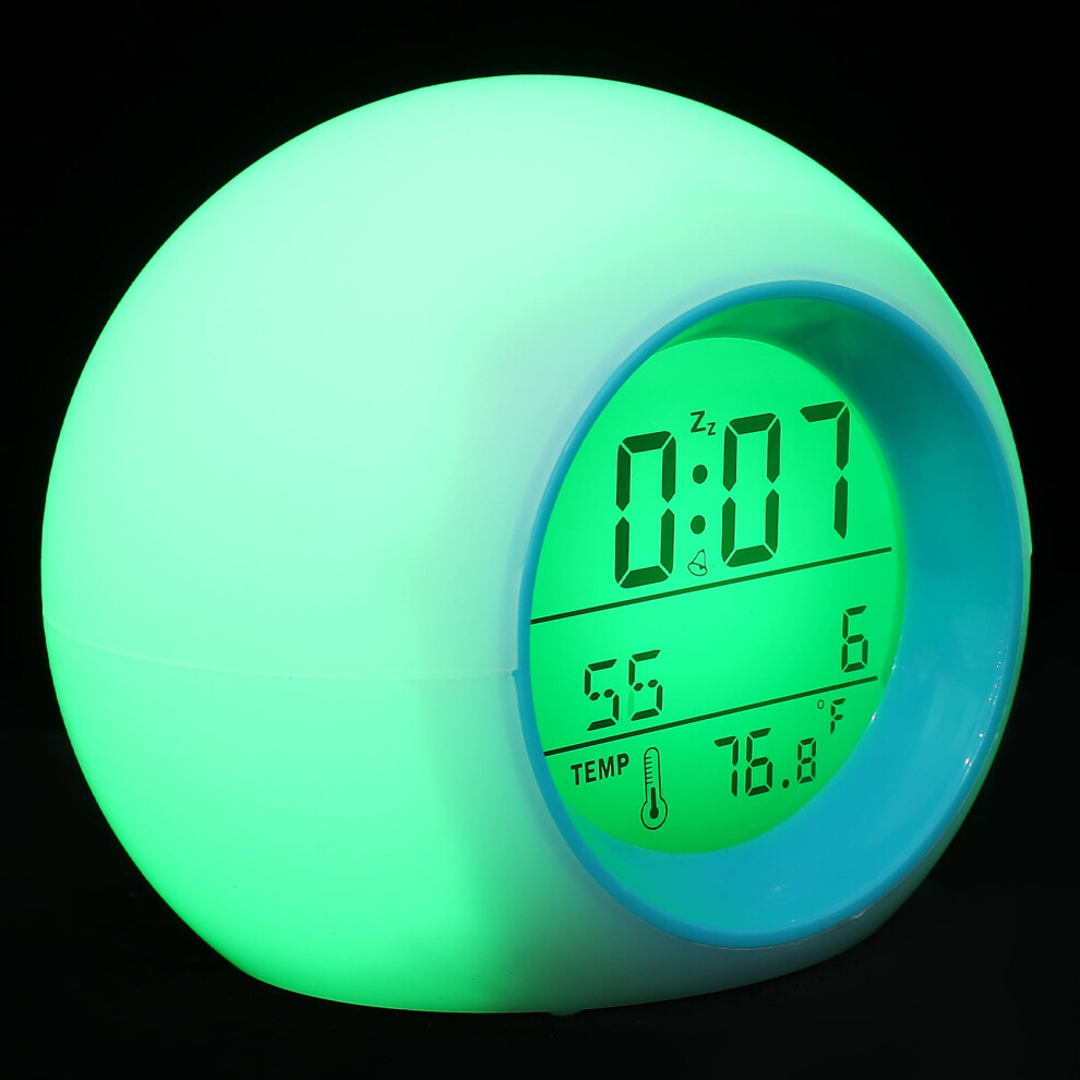 FRCOLOR Sleep Trainer Toddler Clock - Calendar Ticking for Kids Alarm Clocks Child