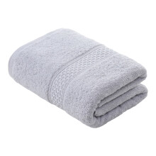 Machine Washable Oversized Bath Sheets, Sensitive Skin Friendly Quick-Drying 100% Combed Cotton Towels (Light Gray)