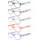 Ensemble de 5 lunettes de lecture œil de chat pour femmes 1
