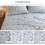 Σετ σεντόνια φανέλας από βαμβάκι True North Cotton Cozy Pine Trees Cal 7