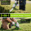 Cordless Hedge Trimmer Gray 2-in-1 with 2 Batteries 2