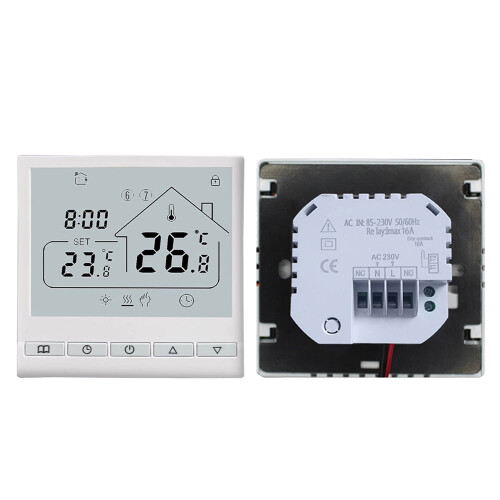 Temperature Controller LCD Display DIY 5.2 Inch White 1