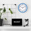 Silent Wall Clock Blue 10 inch Battery Operated 3