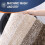 Baderomsteppe lysebrun 76x51 cm mikrofiber 6