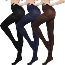 Run Resistant Control Top Panty Hose Opaque Tights