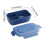 Lancheira Bento de Silicone com 3 Compartimentos, Própria para Micro-ondas 3