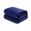 Blue Polyester Velvet Throw Blanket 100x150cm 2