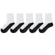 Toddler Socks for Kids Children Boys Girls Youth Teenage Ages 2-12 Years Mid-Calf Crew Soft Breathable Winter Casual Daily Wear Socks Bronze Color