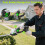 Cordless Hedge Trimmer Gray 2-in-1 with 2 Batteries 5
