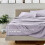 Ensemble de draps Queen, en microfibre doublement brossée ultra-douce, 4