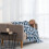 Checkered Flannel Blanket 100 x 70 cm Navy 5