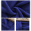 Blue Polyester Velvet Throw Blanket 100x150cm 5