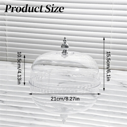 Clear PP Cake Dome Cover for Desserts & Cheese 2