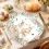 Serviettes en papier blanc doux jetables 6,5 x 6,5 pouces 5
