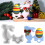 Easter3D Kanin Silikonform for Gips Harpiks Sjokolade 2