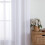 2-Pack White Semi-Sheer Grommet Curtains 54x63 in 5