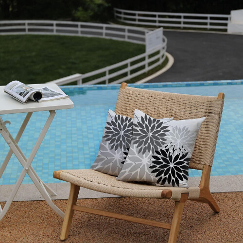 Fodere per cuscini da esterno 45x45 cm, set da 2, impermeabili 2