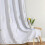 Palm Tree Curtains Greyish White Silver 52x72 Inch Room 5