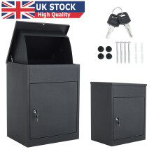 Lockable Parcel Drop Box Secure Delivery Box for Home & Outdoor