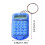 AuroraX Funny Basic Calculator Cute Mini Keychain,Portable Electric Math Calculator With Protective Cover College Study Learning Supplies 2