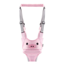 Breathable Basket-Style Baby Walking Belt with Adjustable Straps and Detachable Leash for Toddlers Ages 6-14 Months Multicolor