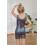 Turnanzug für Mädchen mit Shorts, Schmetterlingsmuster, 2