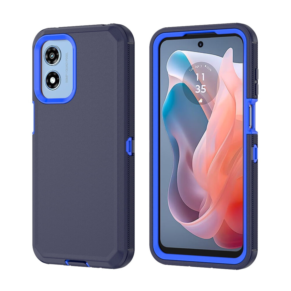 Tashhar Moto G Play 2024 Case Â Military Grade 3-In-1 Shockproof Armor, Rugged & Detachable, Compatible With Motorola G Play 2024 9479868179820