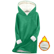 Hoodies för kvinnor Mysig pullover Långärmad rund halsringning Mjuka ytterkläder Casual Varma höstvinter Loungewear Plusstorlekar