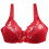 Γυναικείο Σουτιέν Full Cup Plus Size, Ολόσωμο, Χωρίς Ενίσχυση, Δαντελένιο, Mesh Bralette, Χωρίς 1