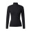 Damen-Herbstpullover, modischer Langarm-Rollkragenpullover, einfarbig, Schafsmuster, locker gestrickt, schwarz 1