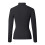 Schwarzer Damen-Rollkragenpullover, locker gestrickt 4