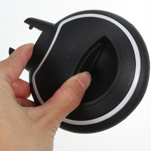 Coperchio di ricambio in plastica nera per bollitore elettrico. 1